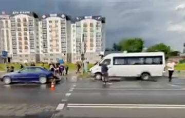 Четыре человека пострадали в ДТП с маршруткой в Бобруйске