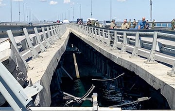 На Керченском мосту московиты объявили «воздушную тревогу»