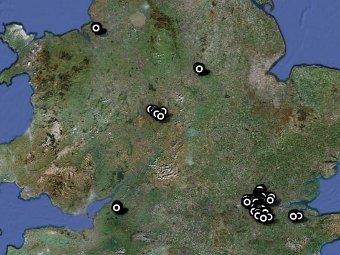 Очаги британских беспорядков нанесли на Google Maps
