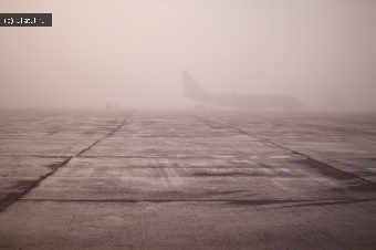 Авиарейс из Москвы в Минск задержан из-за сильного тумана