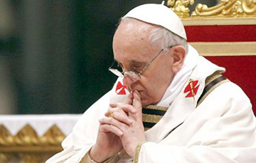 Папа Римский Франциск молился за Беларусь