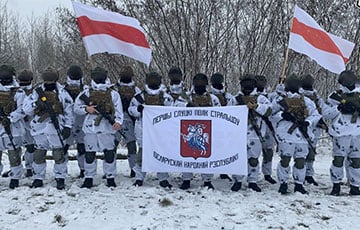 Беларусские добровольцы показали, как почтили память Кастуся Калиновского