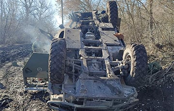 В Черниговской области тероборона уничтожила московитский бронеавтомобиль «Тигр»
