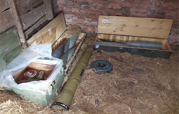 В Киевской области обнаружили схрон оружия московитских оккупантов