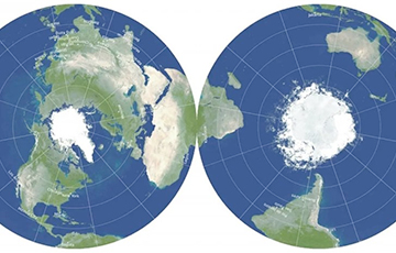 Ученые создали самую точную плоскую карту Земли