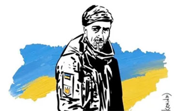 Гордый украинский воин перед трусливыми московитскими захватчиками