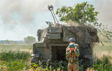 Украинская тяжелая артиллерия устраивает ад московитам под Бахмутом