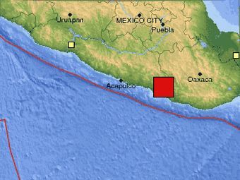 В районе Акапулько произошло мощное землетрясение