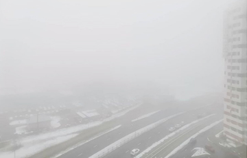 В Минске — очень сильный туман