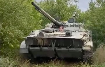 Украинские бойцы захватили новую московитскую БМП-3