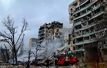 Московиты попали в многоэтажный дом в Днепре: один подъезд «сложился»