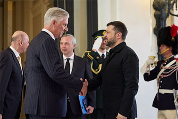 Зеленский встретился с королем Бельгии