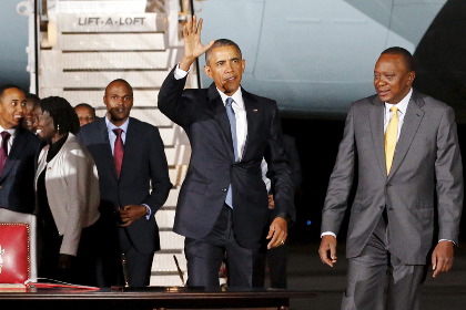 Обама прилетел на родину своих африканских предков