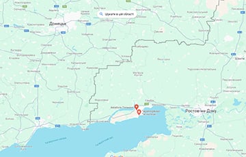 В Таганроге упал московитский военный самолет