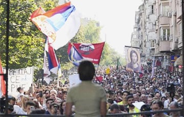 В Белграде прошел очередной массовый протест