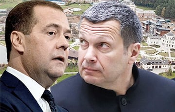 В поместье под Москвой плакали, обнявшись Медведев и Соловьев