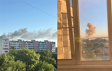 Ракеты атаковали Таганрог и Воронеж: над аэродромами дым