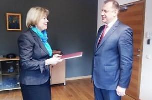 Новый посол Беларуси в Литве вручил верительные грамоты