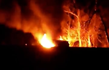 Бойцы ВСУ сожгли БМП врага в Луганской област