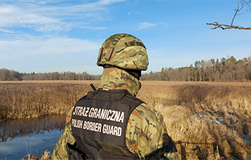 Нелегалы забросали польских пограничников камнями