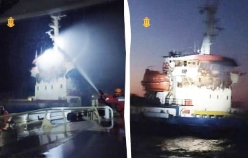Московия атаковала турецкий корабль в Черном море