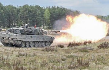 Танк ВСУ Leopard 2A4 накрыл позиции московитской пехоты под Покровском