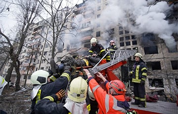 Московитский снаряд попал в жилой дом в Киеве