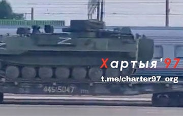 Московитская военная техника с символикой «Z» замечена в Орше