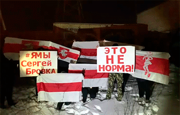 Как протестовали белорусы вечером 1 февраля