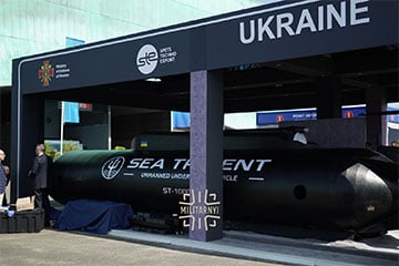 Появилось уникальное видео сверхбольшого подводного дрона Sea Trident ST-1000