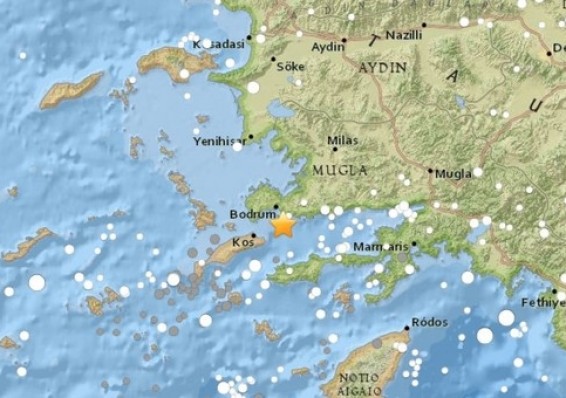 В Турции произошло землетрясение магнитудой 5,0 баллов