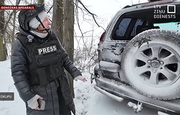 Московитский FPV-дрон атаковал латвийских журналистов в Донецкой области