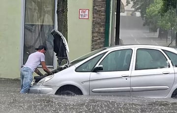 В Бресте сегодня был настоящий потоп