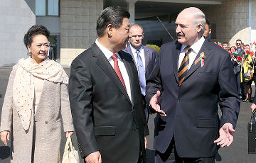 Лукашенко встретил Си Цзиньпина в «колорадском» галстуке