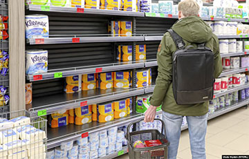 Фотофакт: белорусы начали запасаться продуктами