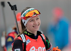 Дарья Домрачева заняла седьмое место в гонке преследования