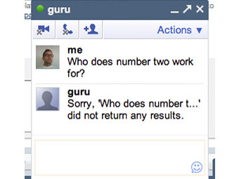 В Google Talk появился чат-бот Гуру