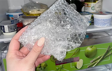 Зачем нужно класть в холодильник пузырчатую пленку?