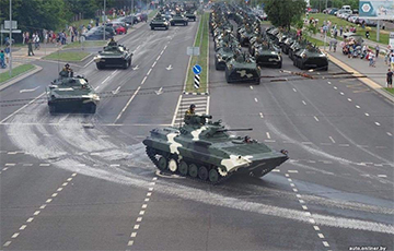 Фотофакт: Что стало с дорогами в Минске после репетиции парада