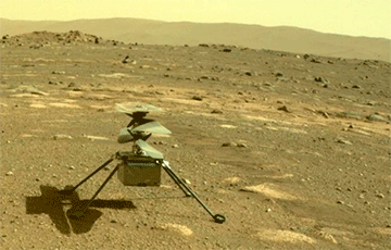 Вертолет NASA самостоятельно пережил первую морозную ночь на Марсе