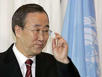 Пан Ги Мун представил в Совбез доклад по миссии ООН в Закавказье