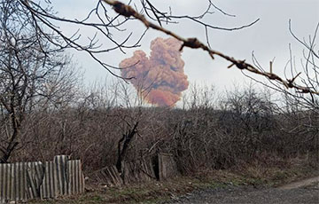В Луганской области оккупанты взорвали цистерну с азотной кислотой