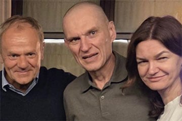 Премьер Польши поужинал с Андреем и Оксаной Почобутами