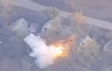 После атаки дрона на московитский «Град» его ракеты полетели на вражеские позиции