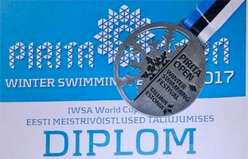 Белорус установил мировой рекорд на КМ по зимнему плаванию