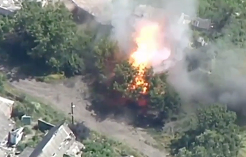 Украинская артиллерия уничтожила пушку московитов под Бахмутом