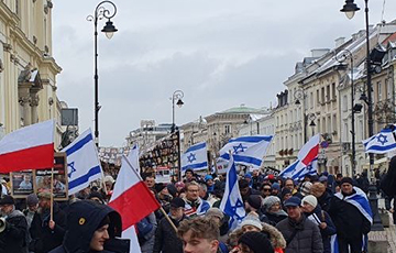 Марш солидарности с народом Израиля прошел в центре Варшавы