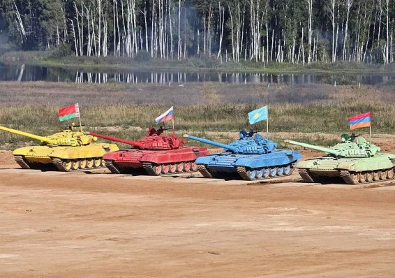 Белорусы стали первыми на втором полуфинале танкового биатлона