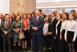 Лукашенко встретился с активистами БРСМ и вспомнил молодость