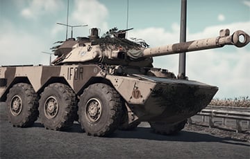 ВСУ показали видео работы на боевых бронированных машинах AMX-10 RC